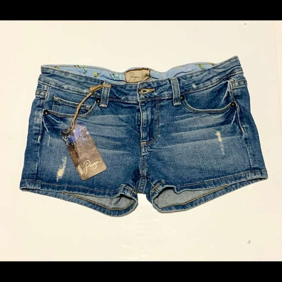 Denim Short Shorts - Picture 1 of 3